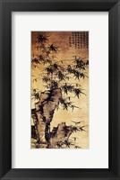 Framed Xia Chang-Bamboo and Stone