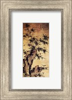 Framed Xia Chang-Bamboo and Stone