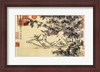 Framed Xuande Bamboo