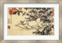 Framed Xuande Bamboo