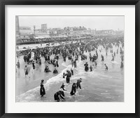 Framed Beach at Atlantic City