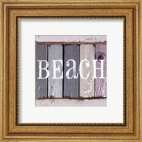 Framed Beach Signs IV