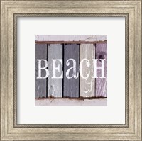 Framed Beach Signs IV