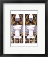 Framed 2up Shabby Chich Bath II