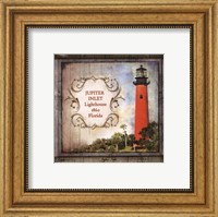 Framed Florida Lighthouse V