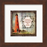 Framed Florida Lighthouse VIII