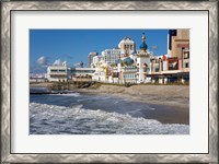 Framed Boardwalk Casinos, Atlantic City, New Jersey, USA