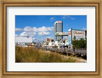 Framed Boardwalk Stores, Atlantic City, New Jersey, USA