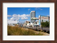 Framed Boardwalk Stores, Atlantic City, New Jersey, USA