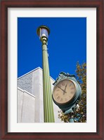 Framed Clock on Atlantic Avenue, Atlantic City, New Jersey, USA