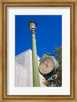 Framed Clock on Atlantic Avenue, Atlantic City, New Jersey, USA