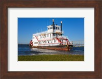 Framed Paddle Steamer on Lakes Bay, Atlantic City, New Jersey, USA