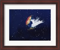 Framed Swan Nebula