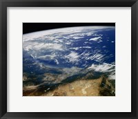 Framed Earth San Andreas and Garloch Faults California USA