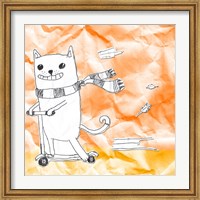 Framed Skateboarding Cat II