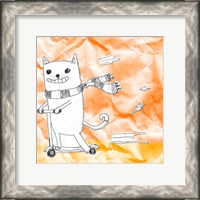 Framed Skateboarding Cat II