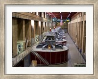Framed Hoover Dam's generators