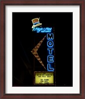 Framed High Hat historic motel, Las Vegas, Nevada