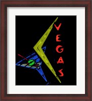 Framed Historic Vegas neon sign, Freemont Street, Las Vegas