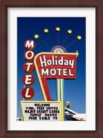 Framed Holiday Motel Sign, Las Vegas, Nevada