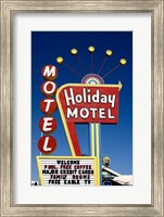 Framed Holiday Motel Sign, Las Vegas, Nevada
