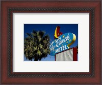 Framed Sky ranch motel sign