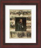 Framed Civil War Grant from West Point to Appomattox