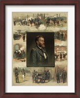 Framed Civil War Grant from West Point to Appomattox