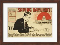 Framed Daylight savings time