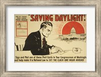 Framed Daylight savings time