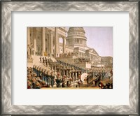 Framed Inauguration at the Capital