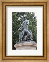 Framed Lincoln statue