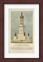 Framed Original concept for the Washington Monument