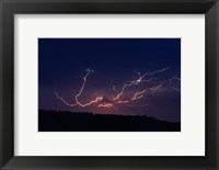 Framed Cloud to cloud lightning strike