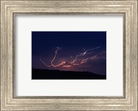 Framed Cloud to cloud lightning strike