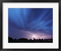 Lightning strike Germany Framed Print