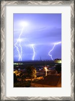 Framed Lightning over Oradea Romania