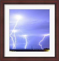 Framed Lightning over Oradea Romania