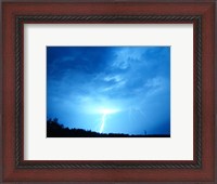 Framed Lightning Over Edson
