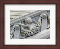 Framed Library of congress architecture detail child turned