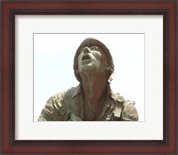 Framed San Antonio Texas Vietnam Veterans Memorial