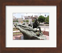 Framed San Antonio Texas Vietnam Veterans Memorial