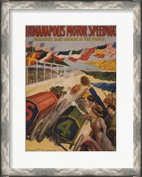 Framed Indianapolis Motor Speedway