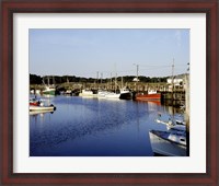 Framed Orleans harbor, Cape Cod, Massachusetts