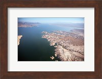 Framed Aerial view, Lake Mead near Las Vegas, Nevada and the Grand Canyon