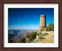 Framed Arizon'a Grand Canyon Watch Tower
