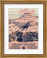 Framed Grand Canyon National Park, a free government service