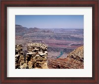 Framed Grand Canyon river view, Arizona