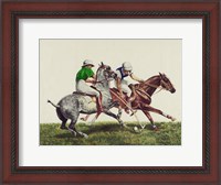 Framed Polo - two horses