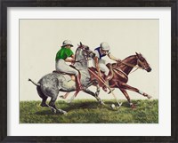 Framed Polo - two horses